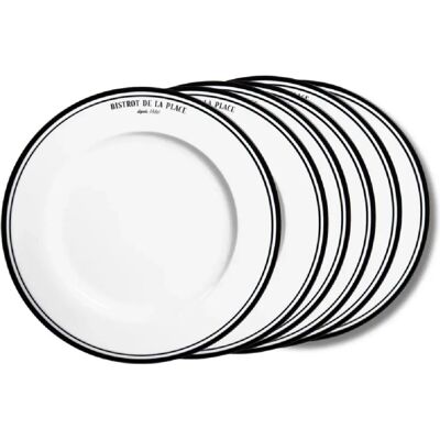 Table Passion Assiette plate Bistrot 27 cm (lot de 6) - Publicité Table Passion Assiette plate Bistrot 27 cm (lot de 6) - Publicité