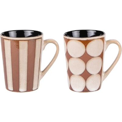 Table Passion Coffret de 2 mugs Shelby 55 cl - Publicité Table Passion Coffret de 2 mugs Shelby 55 cl - Publicité