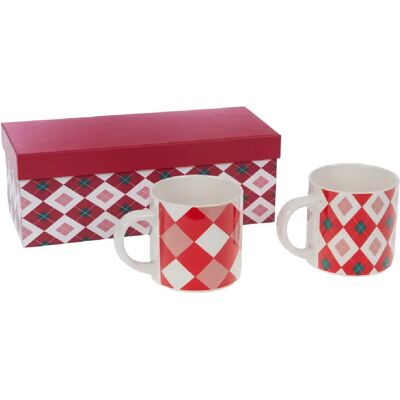 Amadeus Coffret 2 mugs rouges Santa - Publicité Amadeus Coffret 2 mugs rouges Santa - Publicité