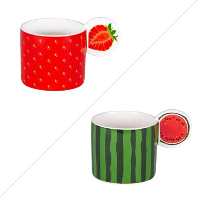 Table Passion Mug Fruitissimo 35 cl (lot de 2) - Publicité Table Passion Mug Fruitissimo 35 cl (lot de 2) - Publicité