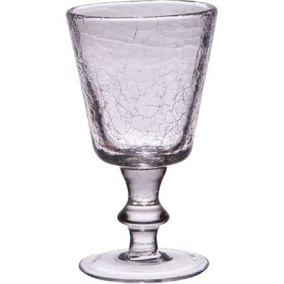 Table Passion Verre à pied Lussan craquelé 17 cl transparent (lot de 6) - Publicité Table Passion Verre à pied Lussan craquelé 17 cl transparent (lot de 6) - Publicité