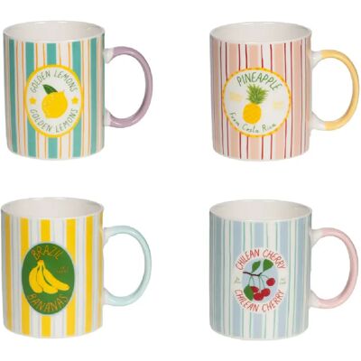 Table Passion Coffret de 4 mugs Baya 34 cl - Publicité Table Passion Coffret de 4 mugs Baya 34 cl - Publicité