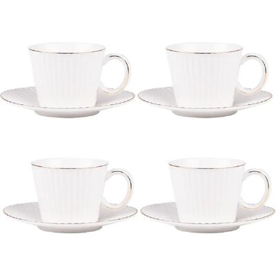 Table Passion - Pure - 4 tasses - 22 cl - Set de tasses à thé - Publicité Table Passion - Pure - 4 tasses - 22 cl - Set de tasses à thé - Publicité