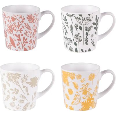 Table Passion Coffret de 4 mugs Galehia 34 cl - Publicité Table Passion Coffret de 4 mugs Galehia 34 cl - Publicité