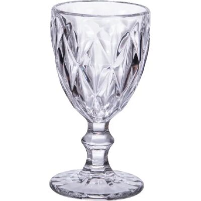 Trend Up Boîte de 6 verres à pied Diamond 25 cl - Publicité Trend Up Boîte de 6 verres à pied Diamond 25 cl - Publicité