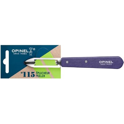 OPINEL Eplucheur N°115 Violet Paysage - Publicité OPINEL Eplucheur N°115 Violet Paysage - Publicité