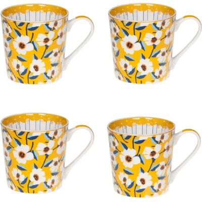 Table Passion Coffret de 4 mugs Zinia 40 cl - Publicité Table Passion Coffret de 4 mugs Zinia 40 cl - Publicité