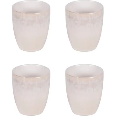 Table Passion Coffret de 4 gobelets beige Bardenas - Publicité Table Passion Coffret de 4 gobelets beige Bardenas - Publicité