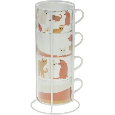 Amadeus Coffret 4 tasses Gustave 20 cl - Publicité Amadeus Coffret 4 tasses Gustave 20 cl - Publicité