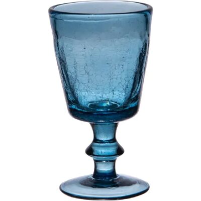 Table Passion Verre à pied Lussan craquelé 17 cl bleu (lot de 6) - Publicité Table Passion Verre à pied Lussan craquelé 17 cl bleu (lot de 6) - Publicité