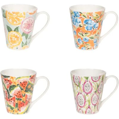 Table Passion Coffret de 4 mugs Salvador 31 cl - Publicité Table Passion Coffret de 4 mugs Salvador 31 cl - Publicité