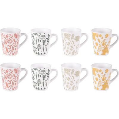 Table Passion Coffret de 8 tasses Galehia 10 cl - Publicité Table Passion Coffret de 8 tasses Galehia 10 cl - Publicité