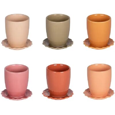 Table Passion Coffret de 6 tasses et sous tasses Agra - Publicité Table Passion Coffret de 6 tasses et sous tasses Agra - Publicité