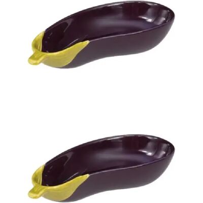 Table Passion Coupelle Aubergine 16x8 cm (lot de 2) - Publicité Table Passion Coupelle Aubergine 16x8 cm (lot de 2) - Publicité