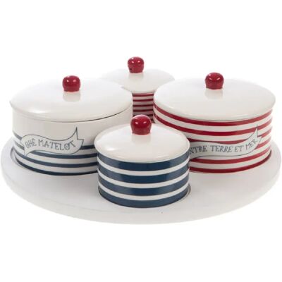Amadeus - Marinière - 30x30 cm - 7 cm - Serving Set - Publicité Amadeus - Marinière - 30x30 cm - 7 cm - Serving Set - Publicité