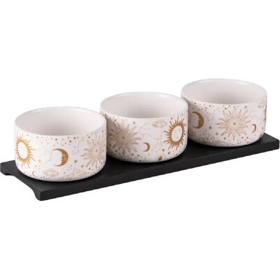 Celeste - service rectangulaire 3 pièces - Porcelaine blanche - Publicité Celeste - service rectangulaire 3 pièces - Porcelaine blanche - Publicité