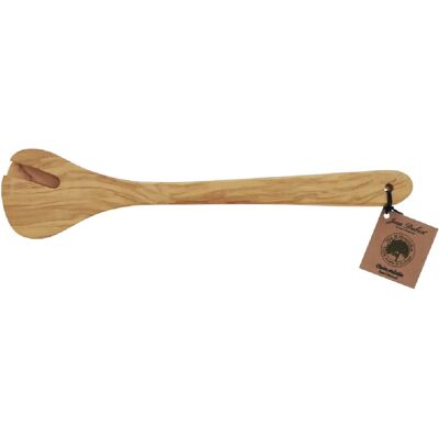 Jean Dubost Service à salade Gingko en bois d'Olivier 30 cm - Publicité Jean Dubost Service à salade Gingko en bois d'Olivier 30 cm - Publicité