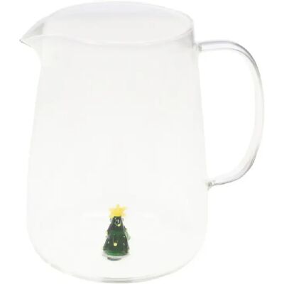 Amadeus Pichet en verre déco intérieur Sapin de Noël 170cl - Publicité Amadeus Pichet en verre déco intérieur Sapin de Noël 170cl - Publicité