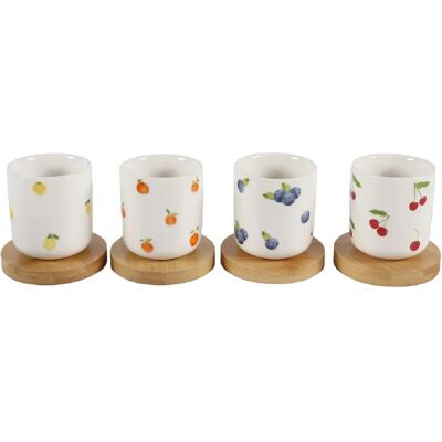 Table Passion Coffret de 4 tasses et sous-tasses Bellanova 10 cl - Publicité Table Passion Coffret de 4 tasses et sous-tasses Bellanova 10 cl - Publicité