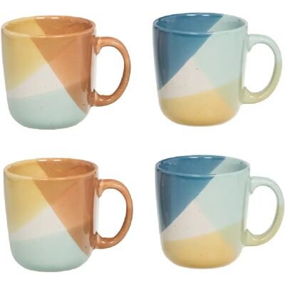 Table Passion Coffret de 4 mugs Graphi 39 cl - Publicité Table Passion Coffret de 4 mugs Graphi 39 cl - Publicité