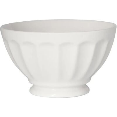Girard Bol blanc à côtes 13cm 40cl - Publicité Girard Bol blanc à côtes 13cm 40cl - Publicité