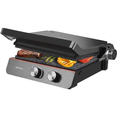 Grill Cecotec Blaze Neon 2200W Inox - Publicité Grill Cecotec Blaze Neon 2200W Inox - Publicité
