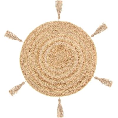 Atmosphera Nappe en jute beige - 38cm - Protège & Décore - Publicité Atmosphera Nappe en jute beige - 38cm - Protège & Décore - Publicité