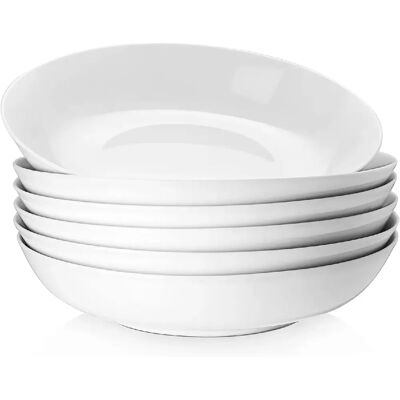 Vendos85 Bols en porcelaine 1180?ml pour pâtes et soupes - Publicité Vendos85 Bols en porcelaine 1180?ml pour pâtes et soupes - Publicité