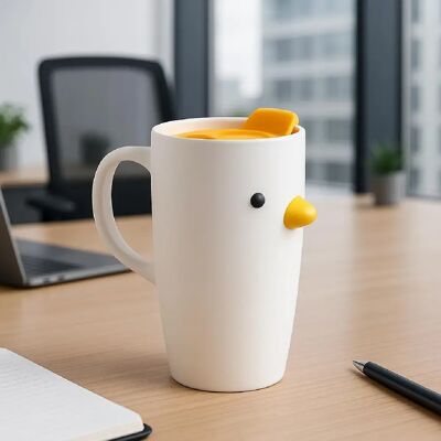 Vendos85 Tasse Cappuccino Poulet 3D – Céramique Mignonne 580 ml - Publicité Vendos85 Tasse Cappuccino Poulet 3D – Céramique Mignonne 580 ml - Publicité