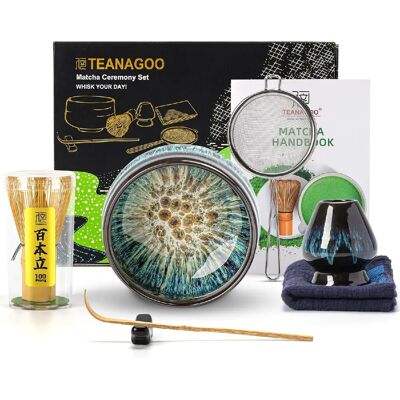 Vendos85 Set de cérémonie du thé matcha 7 pièces complet - Publicité Vendos85 Set de cérémonie du thé matcha 7 pièces complet - Publicité