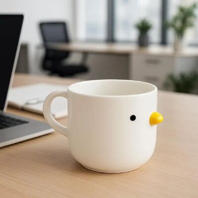 Vendos85 Tasse Cappuccino Poulet 3D – Céramique Mignonne 15 cm - Publicité Vendos85 Tasse Cappuccino Poulet 3D – Céramique Mignonne 15 cm - Publicité