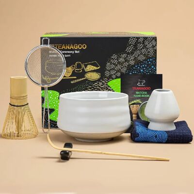 Vendos85 Set de cérémonie du thé matcha japonais 7 pièces - Publicité Vendos85 Set de cérémonie du thé matcha japonais 7 pièces - Publicité