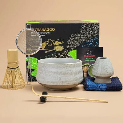 Vendos85 Set de cérémonie matcha 7 pièces – Kit japonais complet - Publicité Vendos85 Set de cérémonie matcha 7 pièces – Kit japonais complet - Publicité