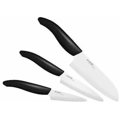 Set de 3 couteaux céramique noir - FK-3PC-BK - KYOCERA - Publicité Set de 3 couteaux céramique noir - FK-3PC-BK - KYOCERA - Publicité
