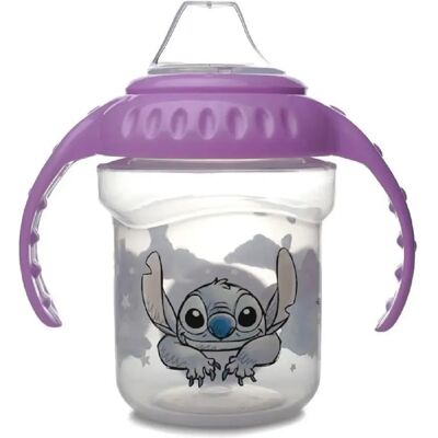 Gobelet avec Poignées - THERMOBABY - 250 ml - Bec en Silicone - Lilo & Stitch - Publicité Gobelet avec Poignées - THERMOBABY - 250 ml - Bec en Silicone - Lilo & Stitch - Publicité