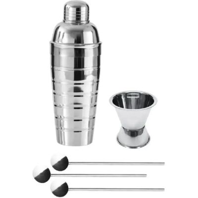 Fackelmann Bar Concept 750 ml Shaker cobbler 3 pièces avec jigger et 3 cuillères - Publicité Fackelmann Bar Concept 750 ml Shaker cobbler 3 pièces avec jigger et 3 cuillères - Publicité