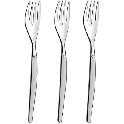LOU LAGUIOLE - Lot de 3 fourchettes dessert - Jet Sable - 14 cm - Publicité LOU LAGUIOLE - Lot de 3 fourchettes dessert - Jet Sable - 14 cm - Publicité