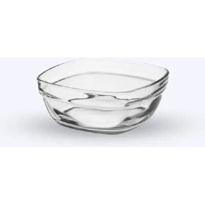 Duralex Lys - Coupelle carrée transparent 15cl (Lot de 6) - Publicité Duralex Lys - Coupelle carrée transparent 15cl (Lot de 6) - Publicité