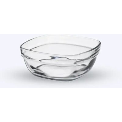 Duralex Lys - Coupelle carrée transparent 30cl (Lot de 6) - Publicité Duralex Lys - Coupelle carrée transparent 30cl (Lot de 6) - Publicité