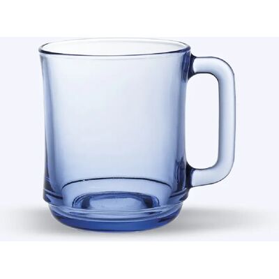 Duralex Lys - Tasse en verre Bleu Marine 31 cl (Lot de 6) - Publicité Duralex Lys - Tasse en verre Bleu Marine 31 cl (Lot de 6) - Publicité