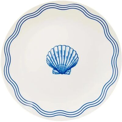 Secret De Gourmet Lot de 6 Assiettes à Dessert Océania 19cm Bleu - Publicité Secret De Gourmet Lot de 6 Assiettes à Dessert Océania 19cm Bleu - Publicité