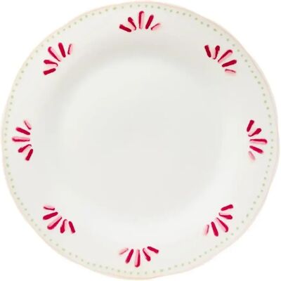 Secret De Gourmet Lot de 6 Assiettes Plates Fleur de Rose 26cm Multicolore - Publicité Secret De Gourmet Lot de 6 Assiettes Plates Fleur de Rose 26cm Multicolore - Publicité
