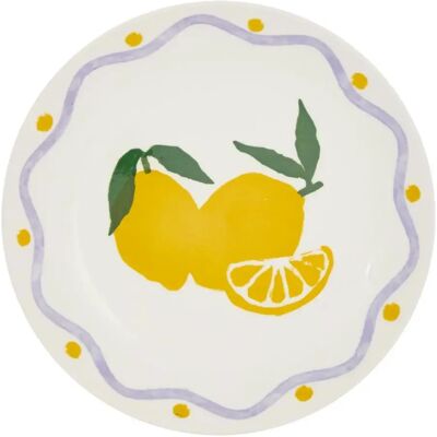 Secret De Gourmet Lot de 6 Assiettes à Dessert Citron 19cm Multicolore - Publicité Secret De Gourmet Lot de 6 Assiettes à Dessert Citron 19cm Multicolore - Publicité