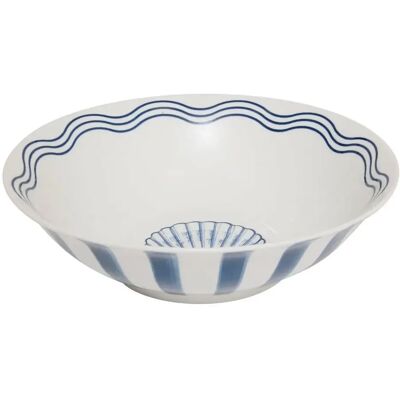 Secret De Gourmet Saladier en Porcelaine Océania 26cm Bleu - Publicité Secret De Gourmet Saladier en Porcelaine Océania 26cm Bleu - Publicité