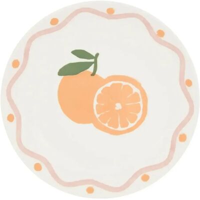 Secret De Gourmet Lot de 6 Assiettes à Dessert Orange 19cm Multicolore - Publicité Secret De Gourmet Lot de 6 Assiettes à Dessert Orange 19cm Multicolore - Publicité