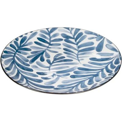 Secret De Gourmet Lot de 6 Assiettes à Dessert Umami Feuille 19cm Bleu - Publicité Secret De Gourmet Lot de 6 Assiettes à Dessert Umami Feuille 19cm Bleu - Publicité