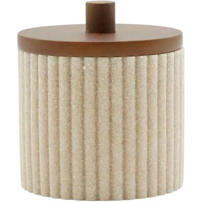 Paris Prix Pot à Cotons Design Niagara 10cm Naturel - Publicité Paris Prix Pot à Cotons Design Niagara 10cm Naturel - Publicité
