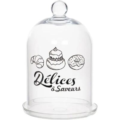 Amadeus Support cloche verre Délices - Publicité Amadeus Support cloche verre Délices - Publicité