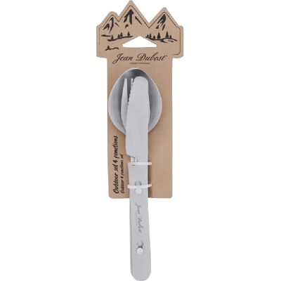 Jean dubost Set de couverts 3 pièces - Inox - Publicité Jean dubost Set de couverts 3 pièces - Inox - Publicité