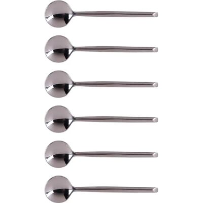 Table passion - Elite Moka - 11 cm - Lot de 6 - Cuillères - Publicité Table passion - Elite Moka - 11 cm - Lot de 6 - Cuillères - Publicité